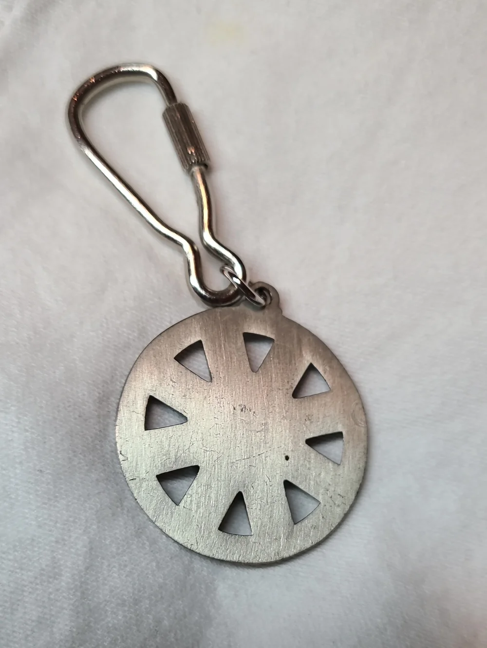 Lincoln Car Wheel Keychain